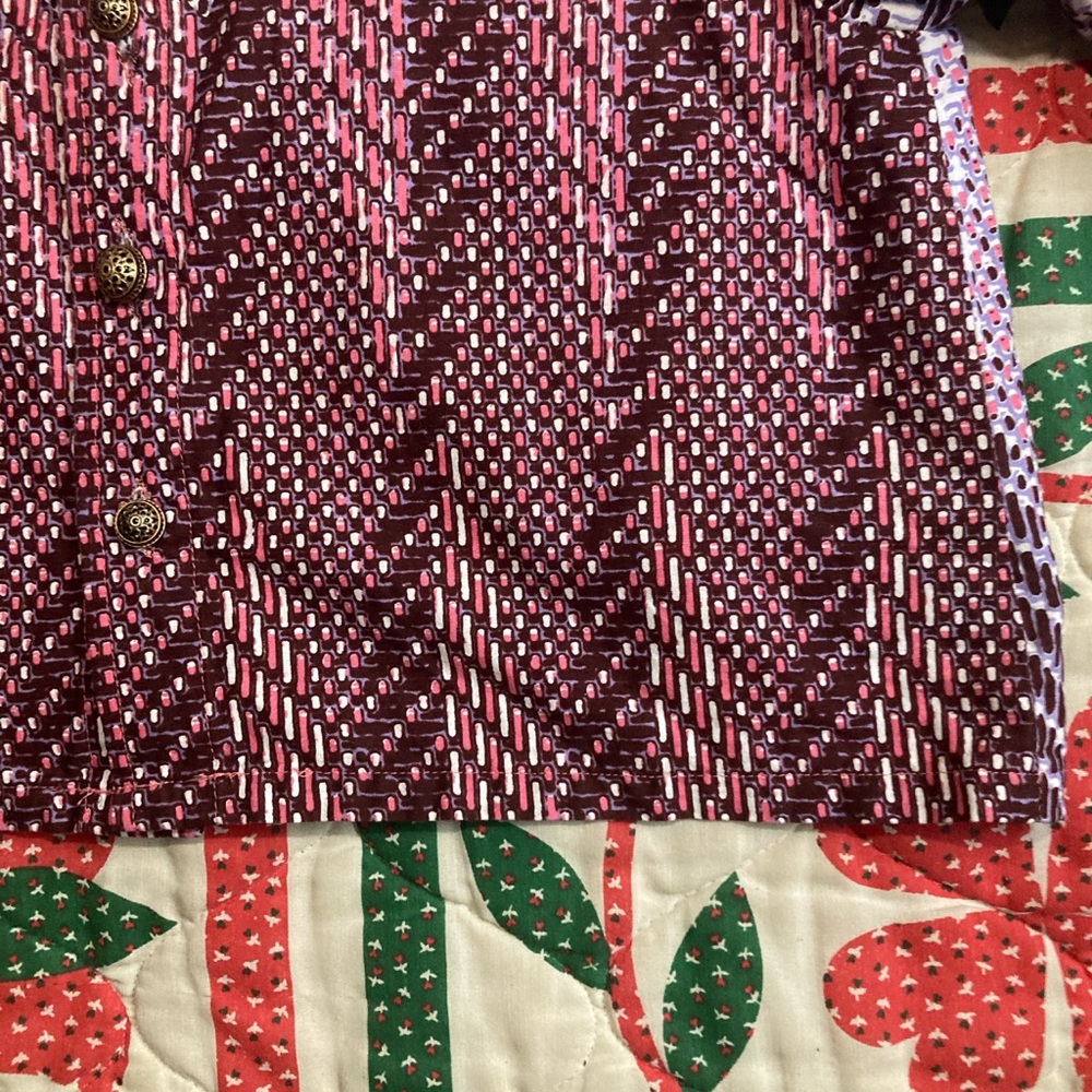 Handmade cropped button down - Picture 6 of 8